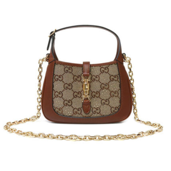 GUCCI グッチ 675799 ジャッキー 1961 ブラウン ハンドバッグ
