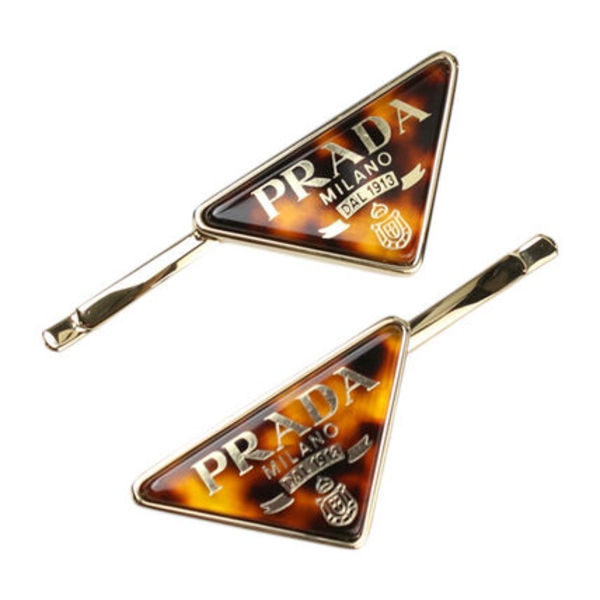 【国内即発】PRADA ロゴ ヘアピン 1IF169 F03U2