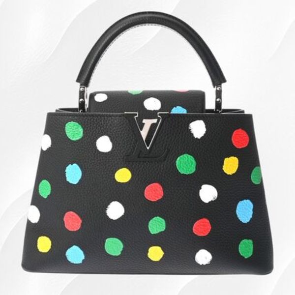 コラボ!Louis Vuitton×草間彌生 カプシーヌMM ハンドバッグ