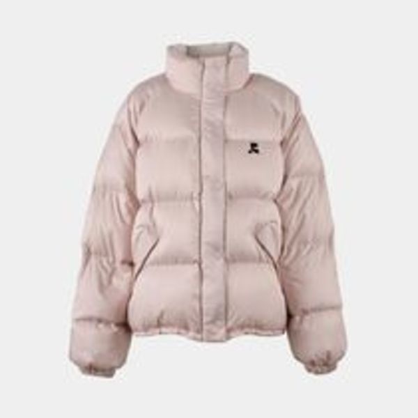 Rest & Recreation RR LOGO DOWN JACKET PINK ダウン コート
