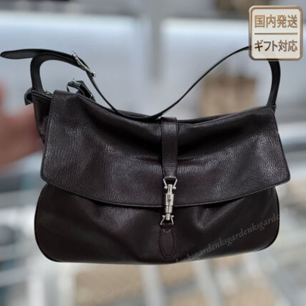 GUCCI ジャッキー フラップ ラージ クロスボディバッグ