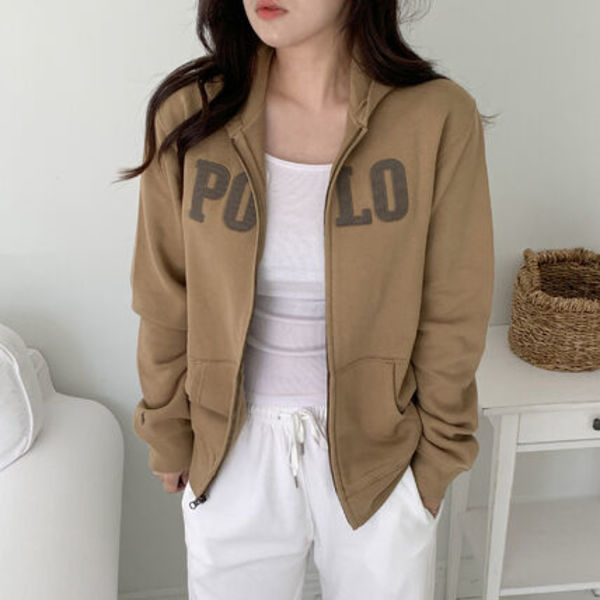 【POLO】起毛フードジップパーカー