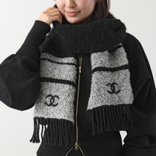 CHANEL マフラー AAC291 B26002 ココマーク