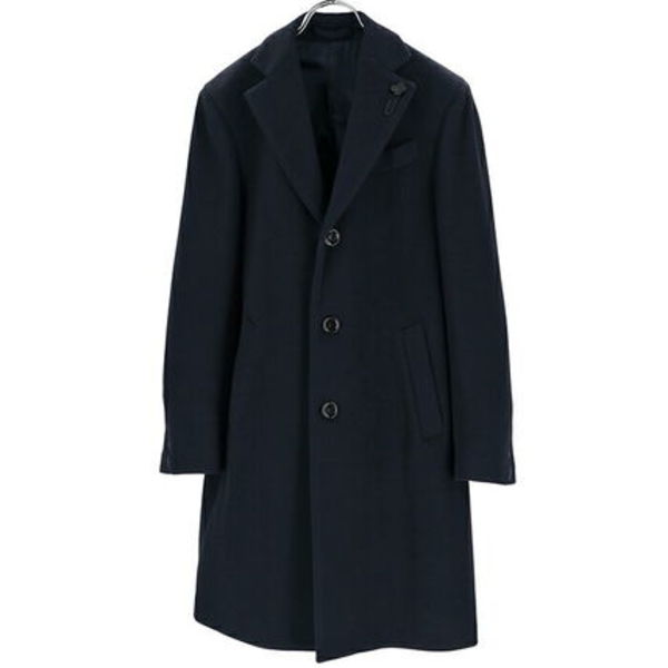 LARDINI メンズ チェスターコート JAPAN FIT 定番 ウール100