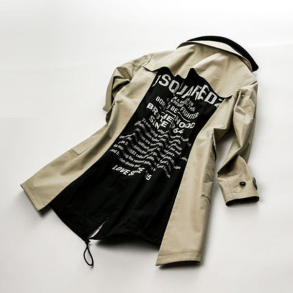 DSQUARED2トレンチHybrid Stretch Cotton Trench Coat s74ah0096