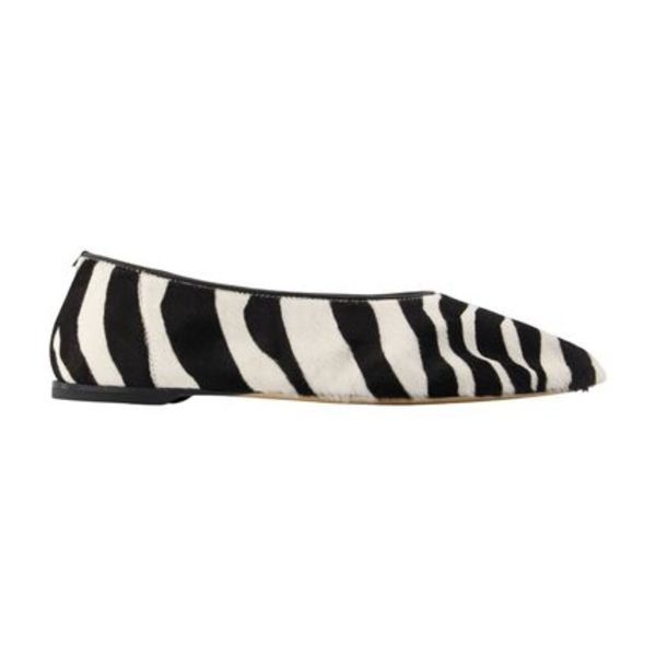 Slip Pony Hair Ballerinas - TOTEME - Leather - Multicolor