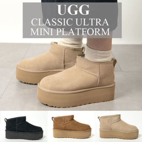 国内発送 UGG アグ ブーツ CLASSIC ULTRA MINI PLATFORM1135092