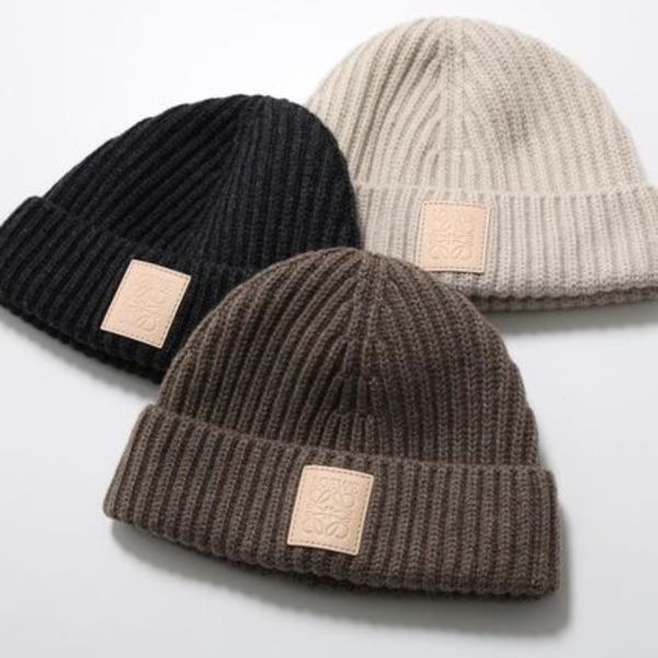 LOEWE ニット帽 KSA9OT1X01 カシミヤ