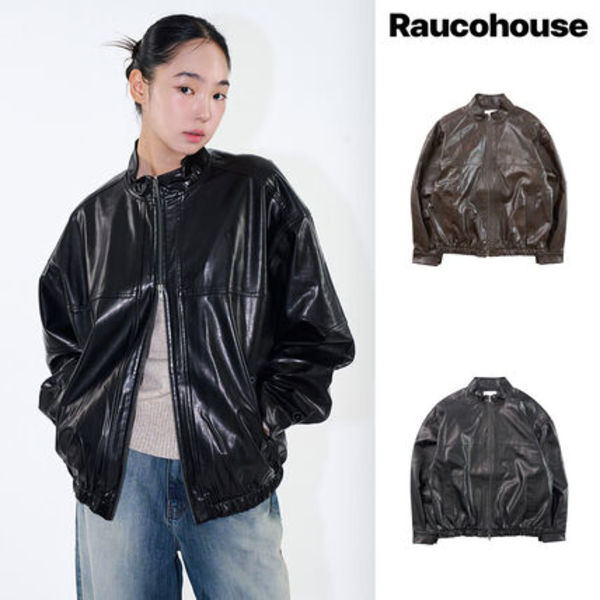 【Raucohouse】Lowell vintage leather jacket