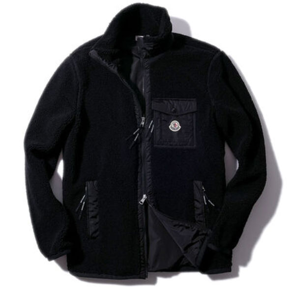 即発MONCLER ジップアップ カーディガン 8G00043テディフリース