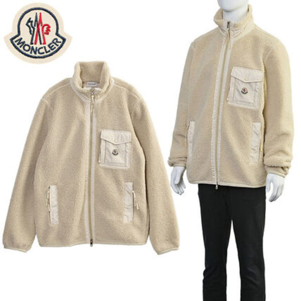 MONCLER ジップアップテディフリース 8G000-43-89B59-21G