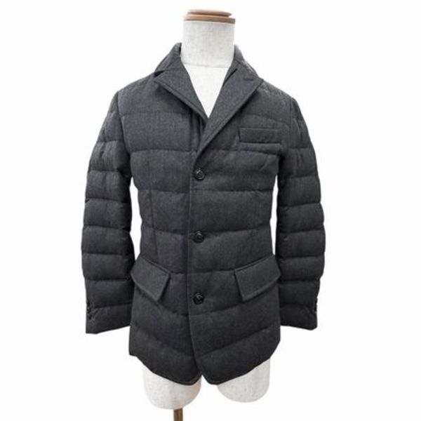 極美品 MONCLER RODIN ダウンジャケット 0 ウール テーラード型