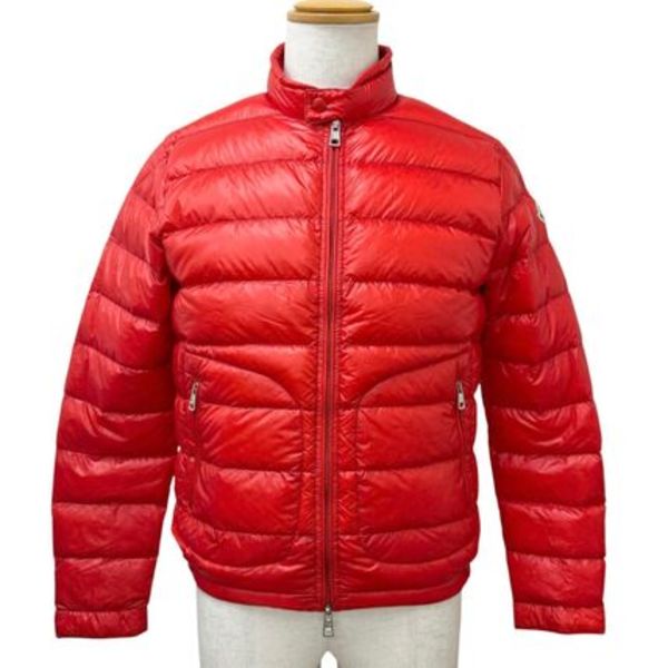 極美品 MONCLER ACORUS GIUBBOTTO ダウンジャケット レッド