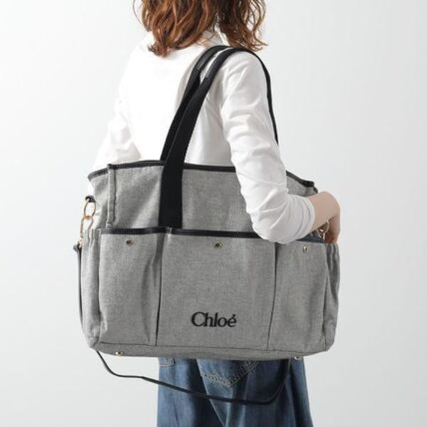 Chloe Kids マザーズバッグ C21398 刺繍ロゴ