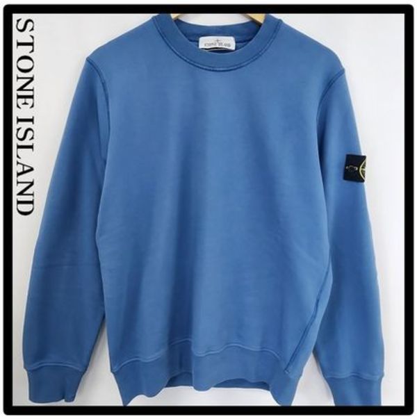 ★送料・関税込★STONE ISLAND★ロゴ コットン スウェットシャツ