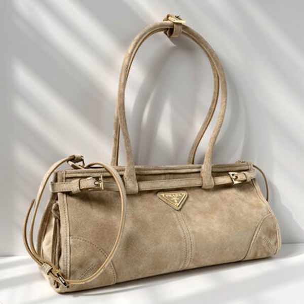 PRADA ハンドバッグ ボニー ミディアム スエード