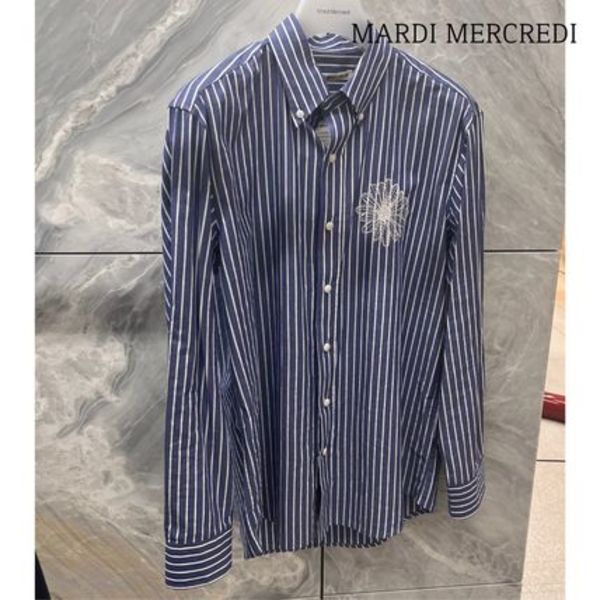 【Mardi Mercredi】オックスフォード シャツ ストライプ
