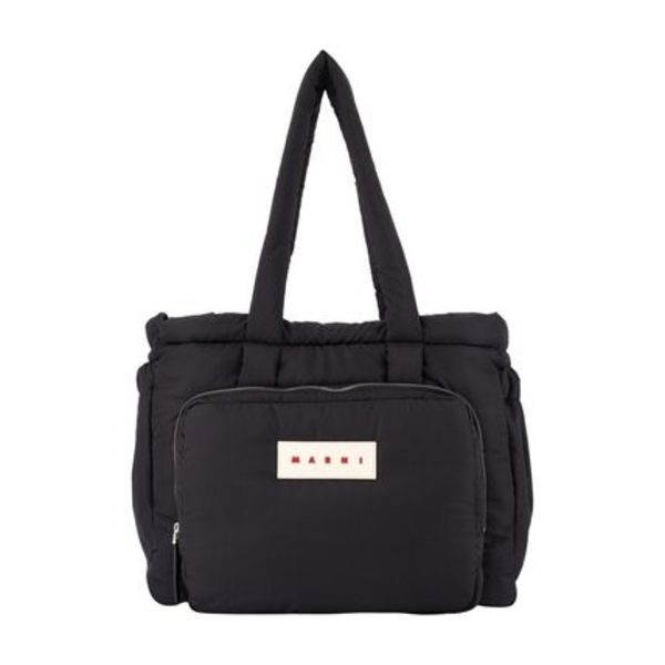 【関税込み】Puffy Shopper Bag - Marni - Synthetic - Black