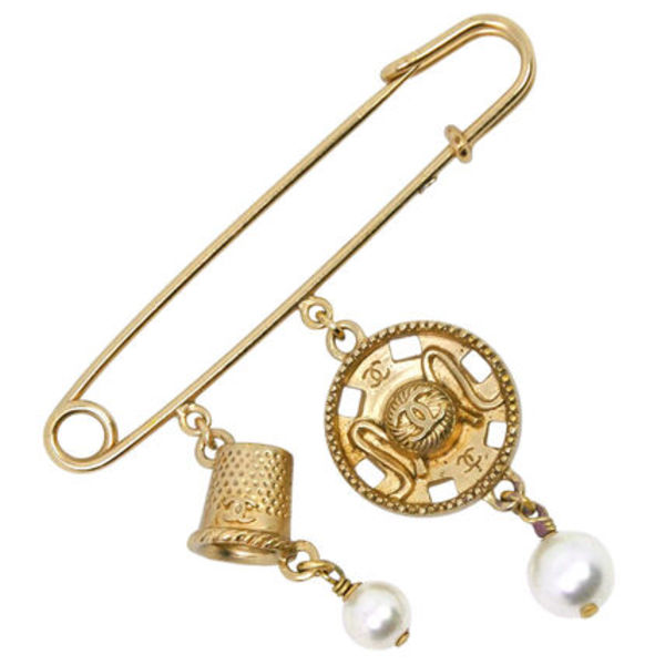 CHANEL ココマーク ブローチ GP
