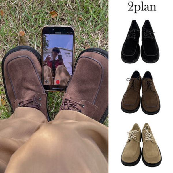 【2plan】Kio Suede Derby Shoes