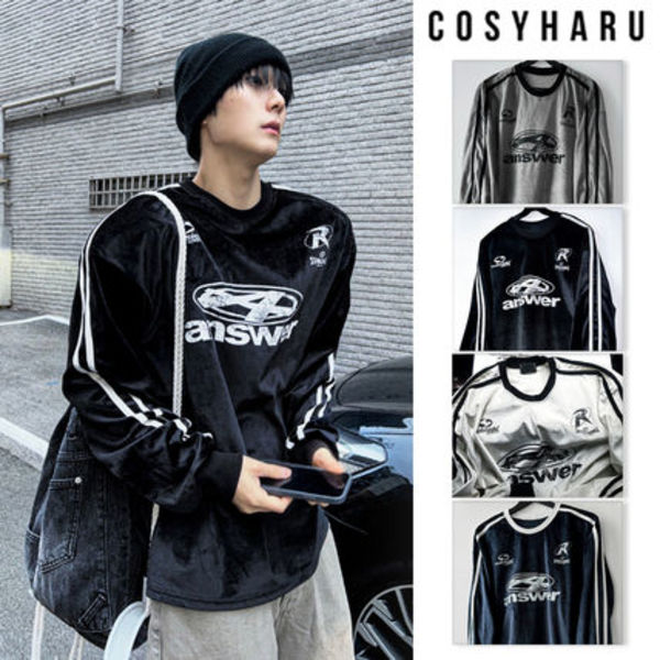 【COSYHARU】Ferundi Velvet Track Round Tee