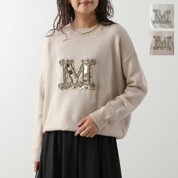 MAX MARA セーター PALATO ニット Mロゴ 長袖