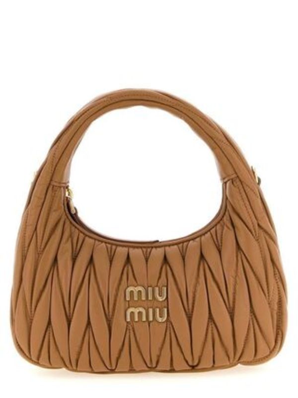 【MiuMiu 】ワンダー マテラッセ レザーレディース ハンドバッグ