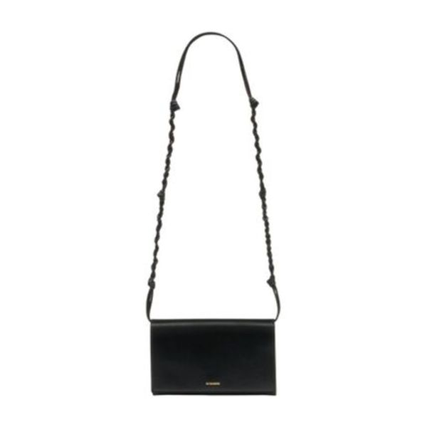 Tangle Wallet On Chain - Jil Sander - Leather - Black