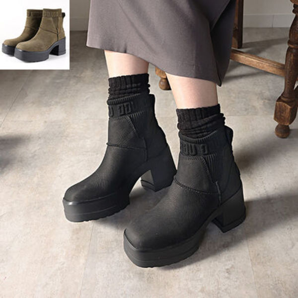 UGG MOXY CHELSEA ショートブーツ レディース レザー 1171475