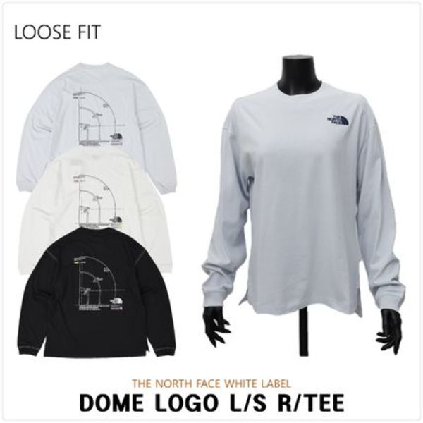 [ノースフェイス]DOME LOGO 長袖 ラウンドTシャツ★25SS★男女★
