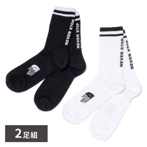 ザノースフェイス THE NORTH FACE エブリデイ クルー ソックス2P