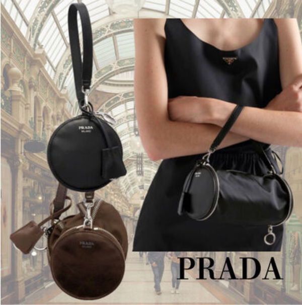 PRADA|Re-Nylonレザー フォルダブル ミニダッフルバッグ1TT347