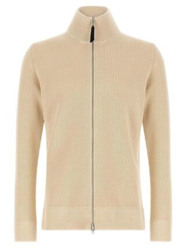 Maison Margiela コットンウールハイネック長袖カーディガン