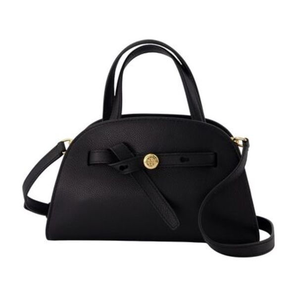 Romy Small Bauletto Handbag - Tory Burch - Leather - Black