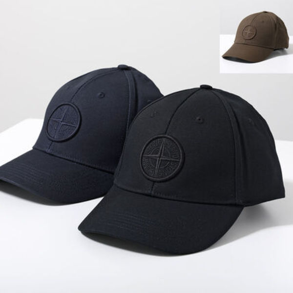STONE ISLAND ベースボールキャップ L1S159100013 S0248