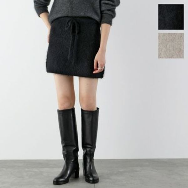 The Garment ミニスカート bern mini a 20752 ファー ニット