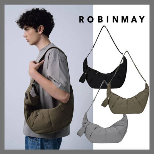 追跡有★ROBINMAY シンプル ナイロン ショルダーバッグ