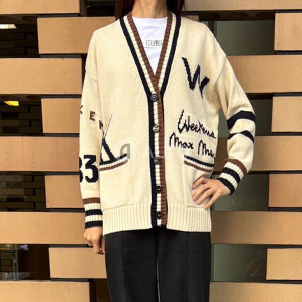Weekend Max Mara ブラゾーネ  コットン ブレンド カーディガン