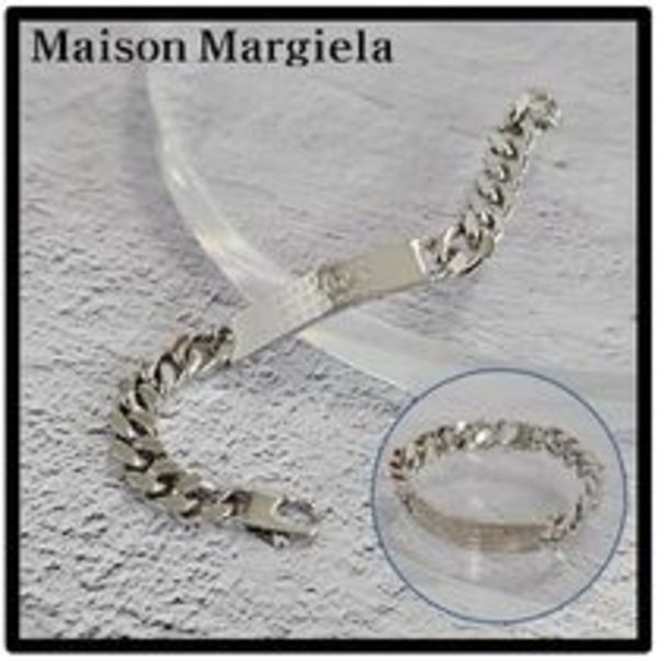 ★関税込★MM6 Maison Margiela★ロゴ チェーン ブレスレット★