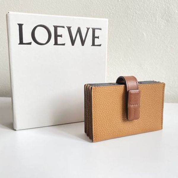 セール♪ LOEWE アコーディオンストラップ カードケース