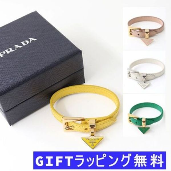 プラダ サフィアーノ レザーブレスレット 1IB351