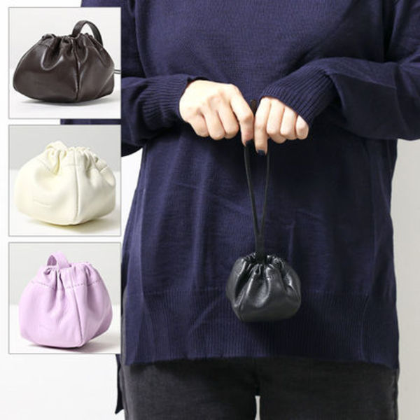 Jil Sander ジルサンダー リップル ミニハンドバッグ ポーチ
