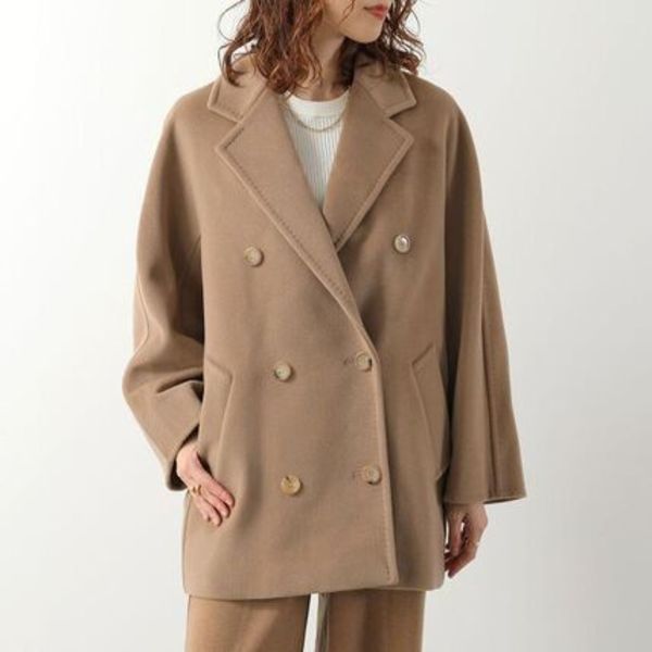 MAX MARA ショートコート REBUS レブス ウール カシミヤ混