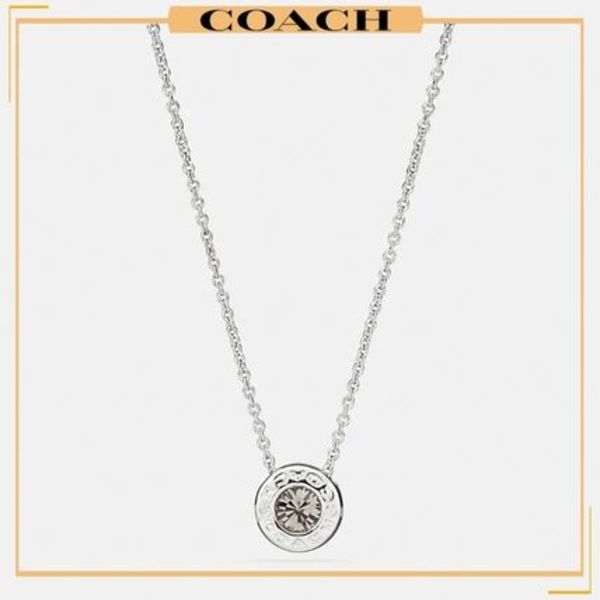 国内即発【訳あり】COACH オープンサークル ネックレス F54514