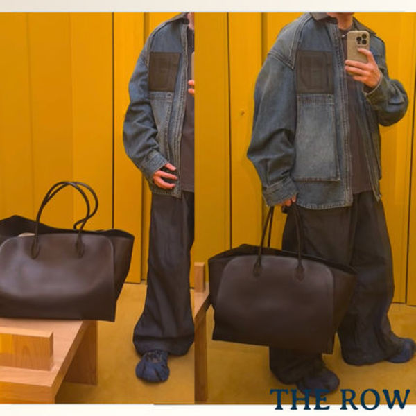 25AW アクセントになるブラウン《THE ROW》Marloトートバッグ