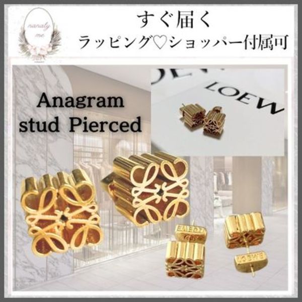 【存在感抜群☆】ロエベ アナグラム ピアス 大人気