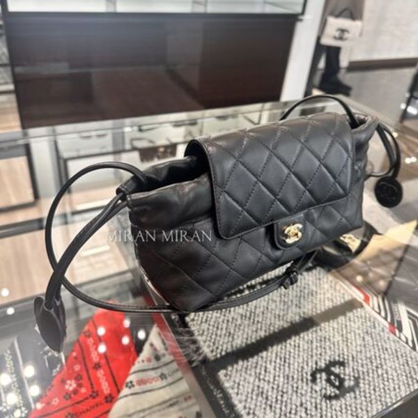 【CHANEL】ストラップ クラッチ バッグ AP5406