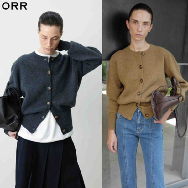 ORR 26FW Cashmere 100 Double Knit Cardigan