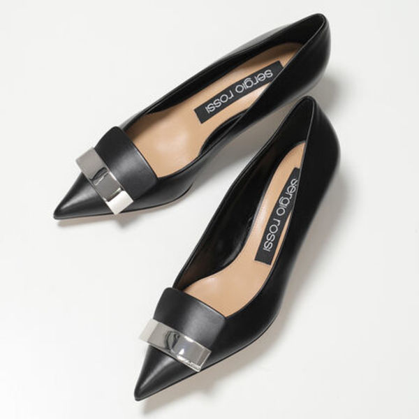 Sergio Rossi パンプス SR1 045 レザー ポインテッドトゥ