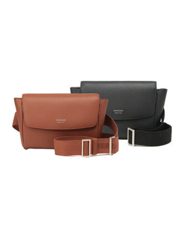 Salvatore Ferragamo ベルトバッグ ロゴ レザー